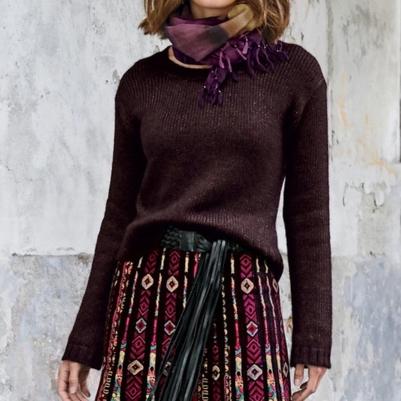 Peruvian connection alpaca and wool black sweater size XS - Picture 1 of 7